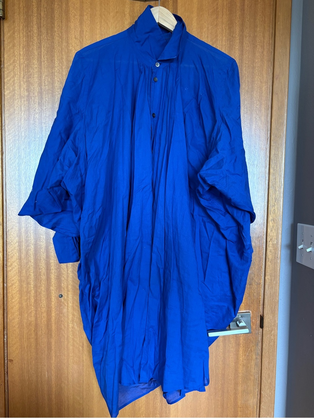 Junya Watanabe for Comme des Garcons Electric Blue Lightweight Tunic